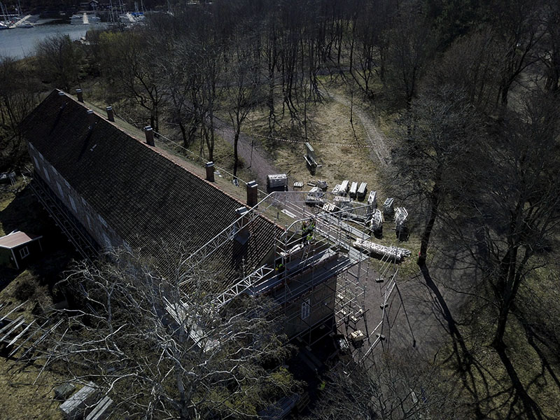 tak over tak stillas leie oslo hovedoya lavetthuset topp still