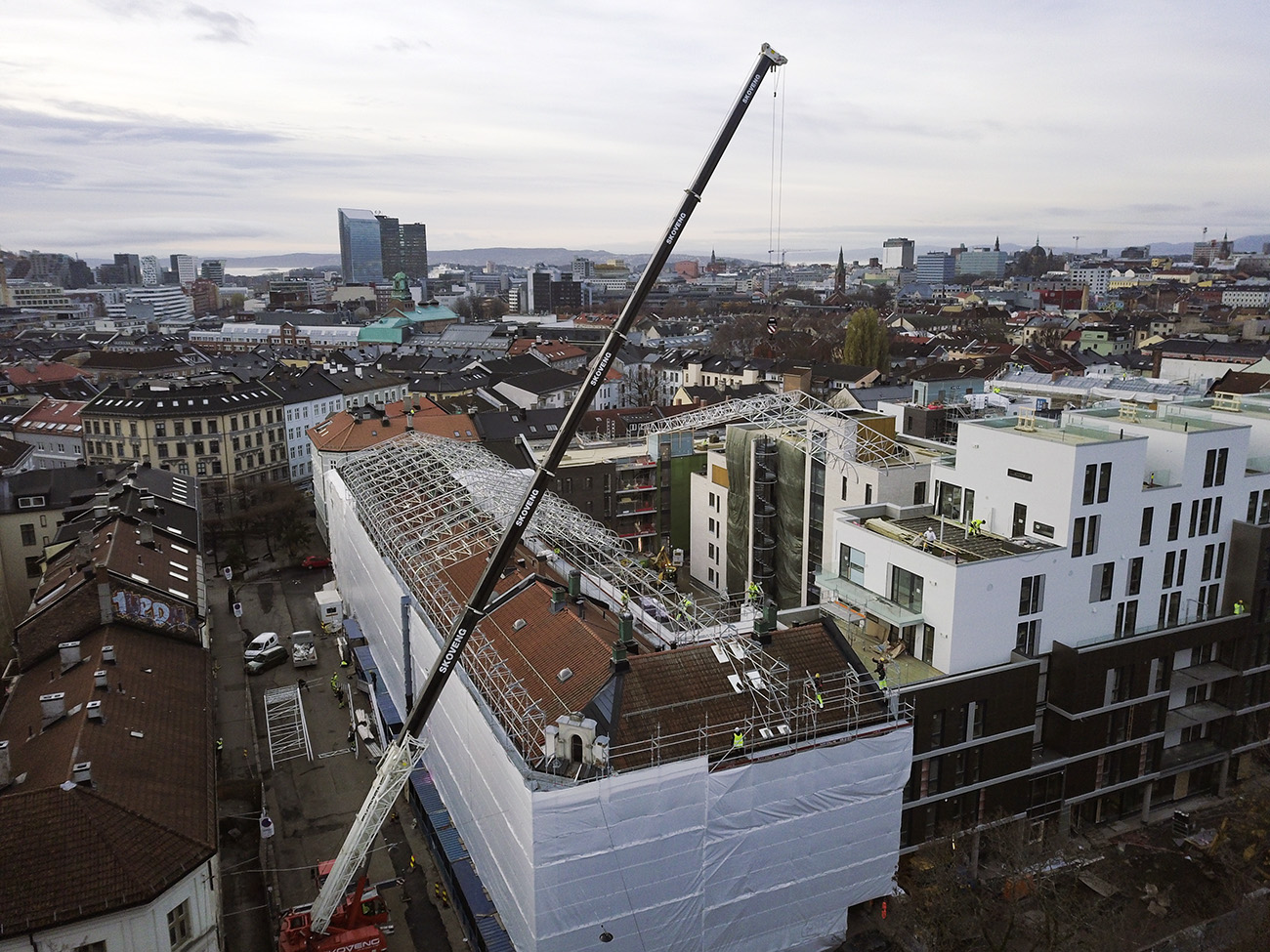 kirkegårds gate 2 topp still stillas utleie tak over tak oslo