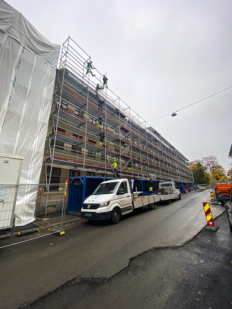 kirkegårds gate 2 topp still stillas utleie tak over tak oslo