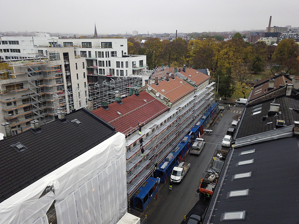 kirkegårds gate 2 topp still stillas utleie tak over tak oslo